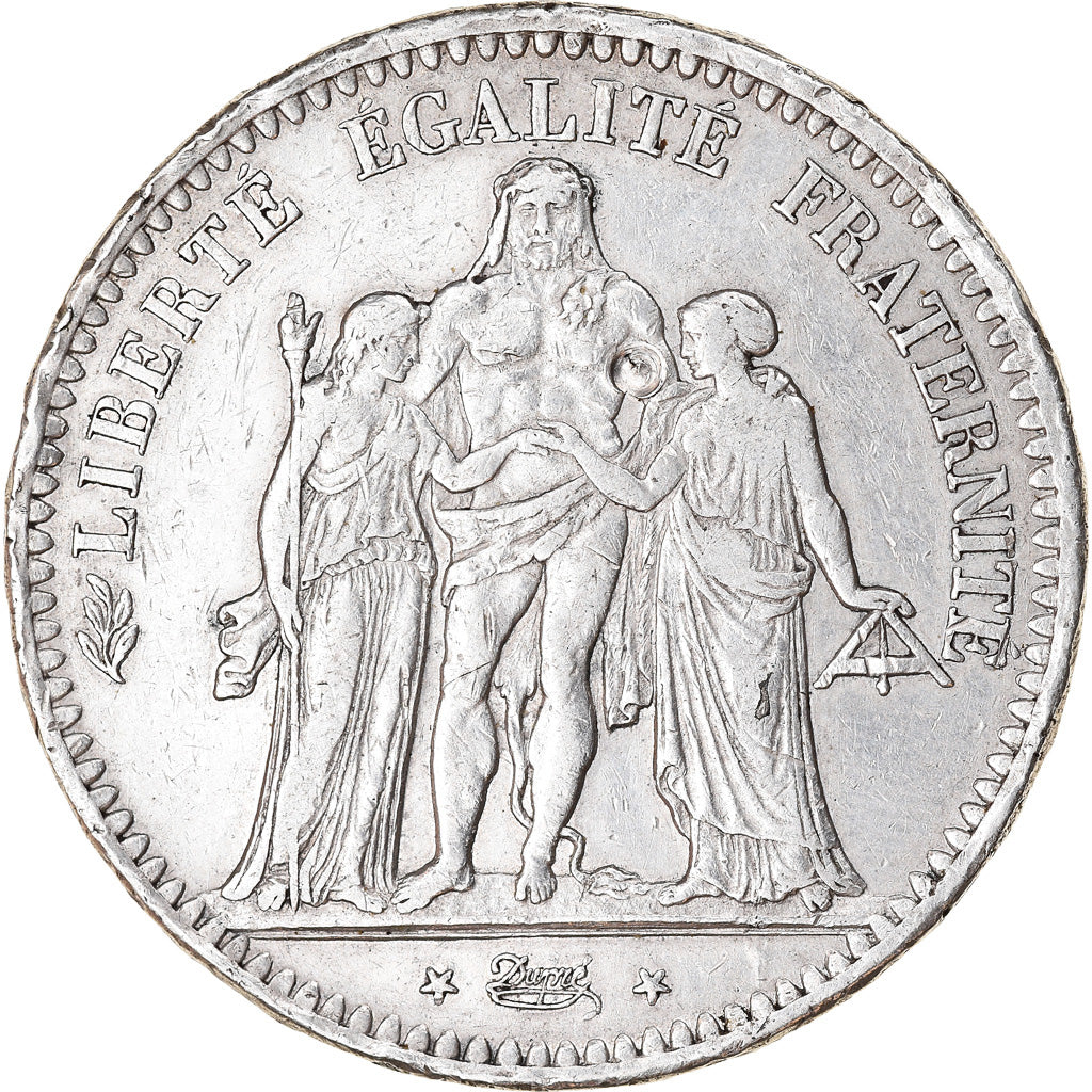 Monnaie, France, Hercule, 5 Francs, 1849, Paris, TB+, Argent, Gadoury:683