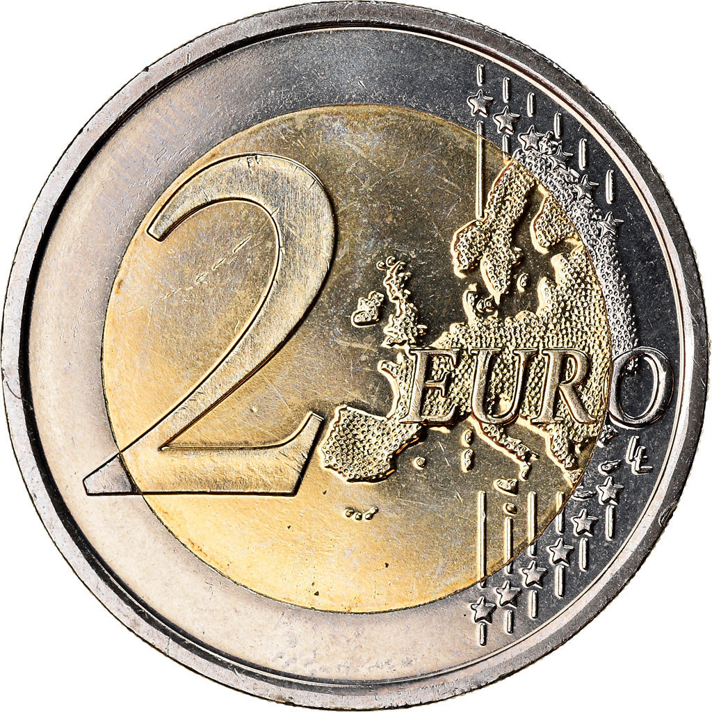 Eslovénia, 2 Euro, 10 ans de l'Euro, 2012, MS(63), Bimetálico