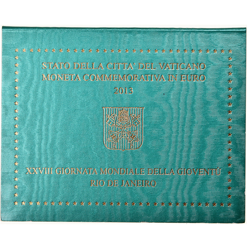 Vatikan, 2 Euro, 2013, 28ème journée mondiale de la Jeunesse, STGL, KM:446