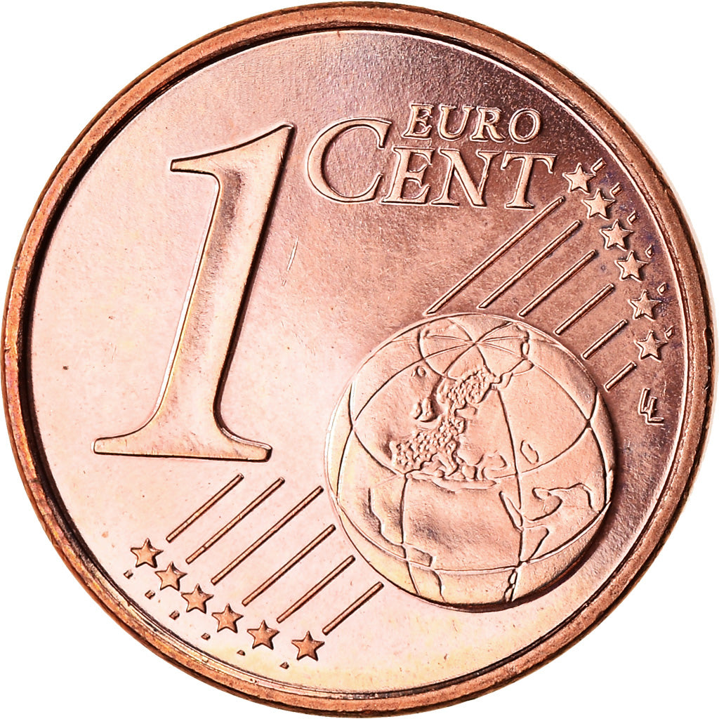 Francja, Euro Cent, 2004, Paris, BU, MS(65-70), Miedź platerowana stalą
