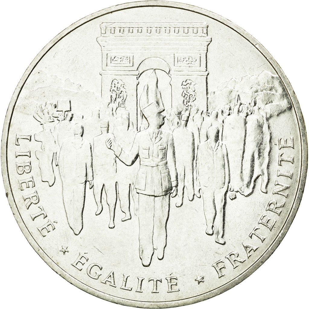 Coin, France, Libération de Paris, 100 Francs, 1994, AU(55-58), Silver