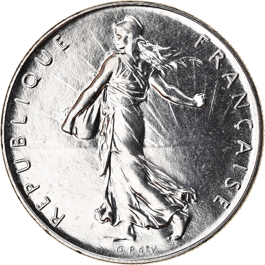 Coin, France, Semeuse, Franc, 1989, Paris, MS(65-70), Nickel, KM:925.1