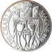 Munten, Frankrijk, Charlemagne, 100 Francs, 1990, FDC, Zilver, KM:982