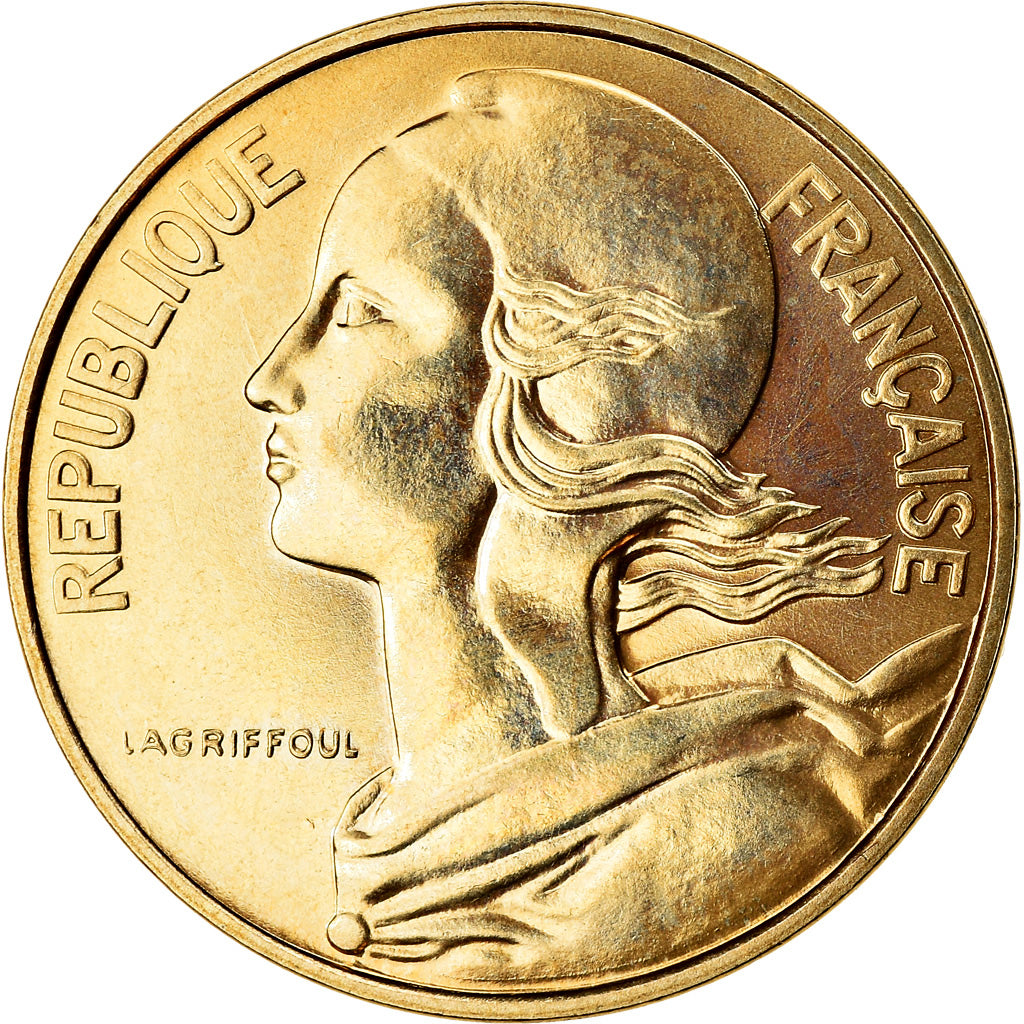 Moneda, Francia, Marianne, 10 Centimes, 1986, Paris, FDC, Aluminio - bronce