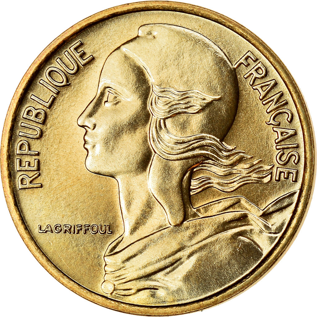 Coin, France, Marianne, 5 Centimes, 1971, Paris, MS(65-70), Aluminum-Bronze