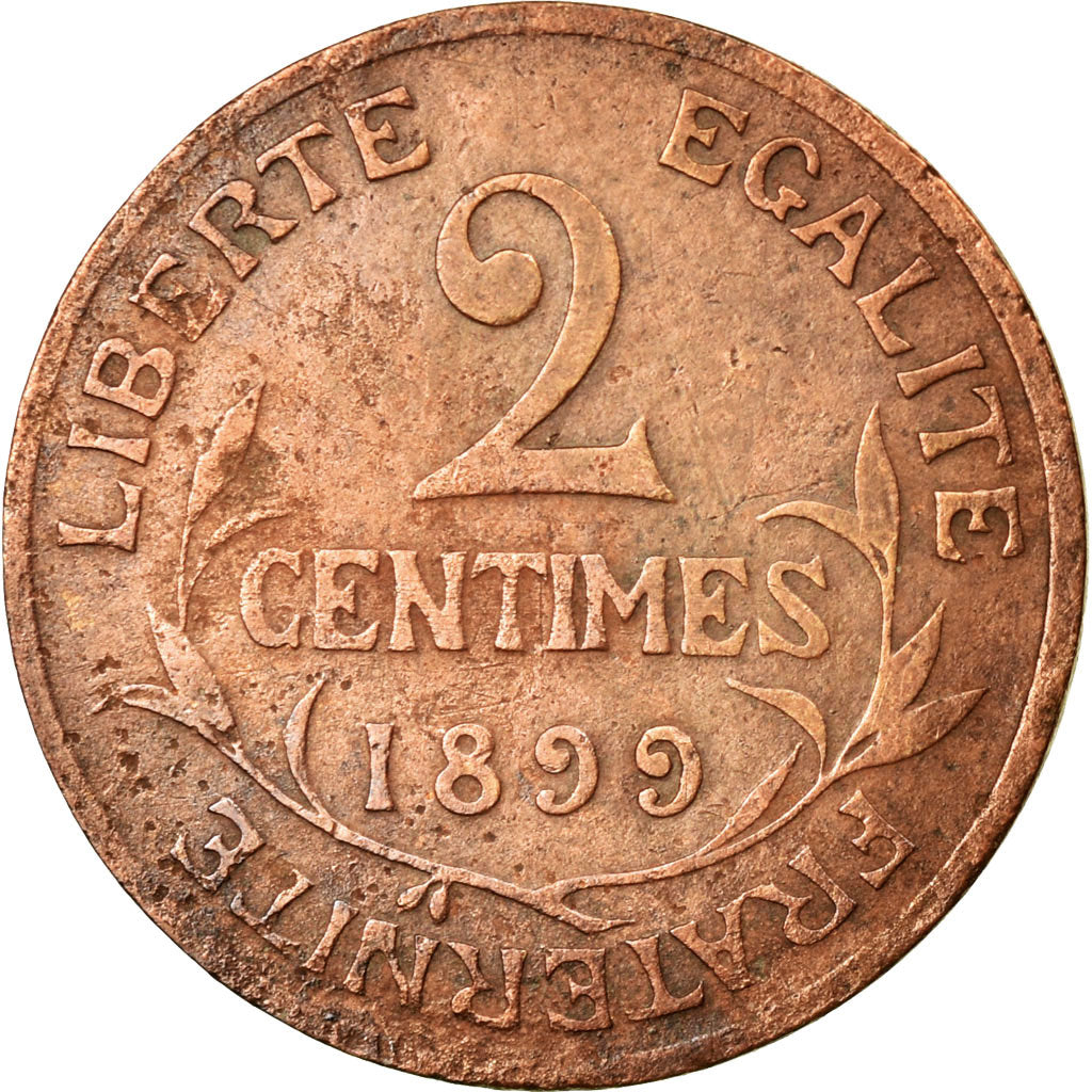 Coin, France, Dupuis, 2 Centimes, 1899, Paris, EF(40-45), Bronze, KM:841