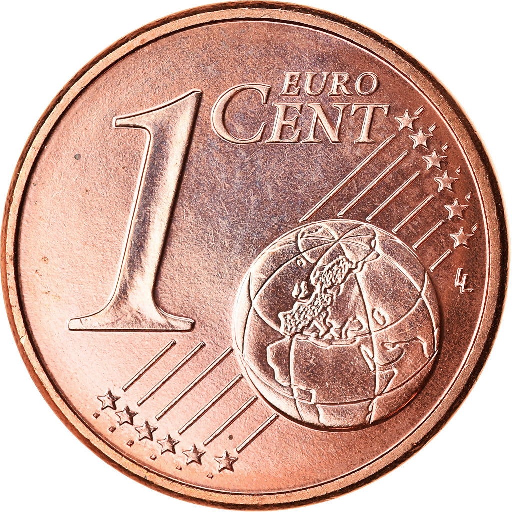 Francja, Euro Cent, 2005, Paris, BU, MS(64), Miedź platerowana stalą