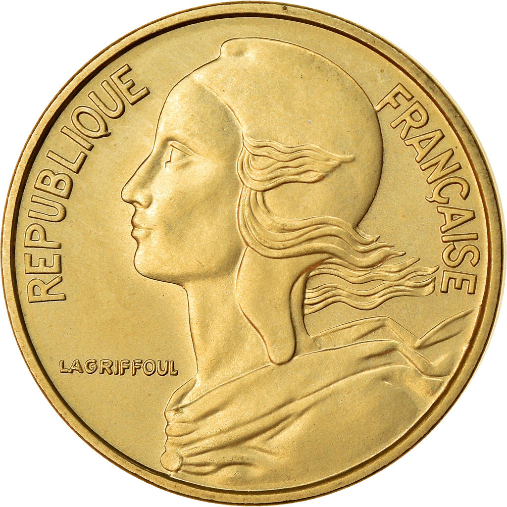 Coin, France, Marianne, 5 Centimes, 1976, Paris, MS(65-70), Aluminum-Bronze