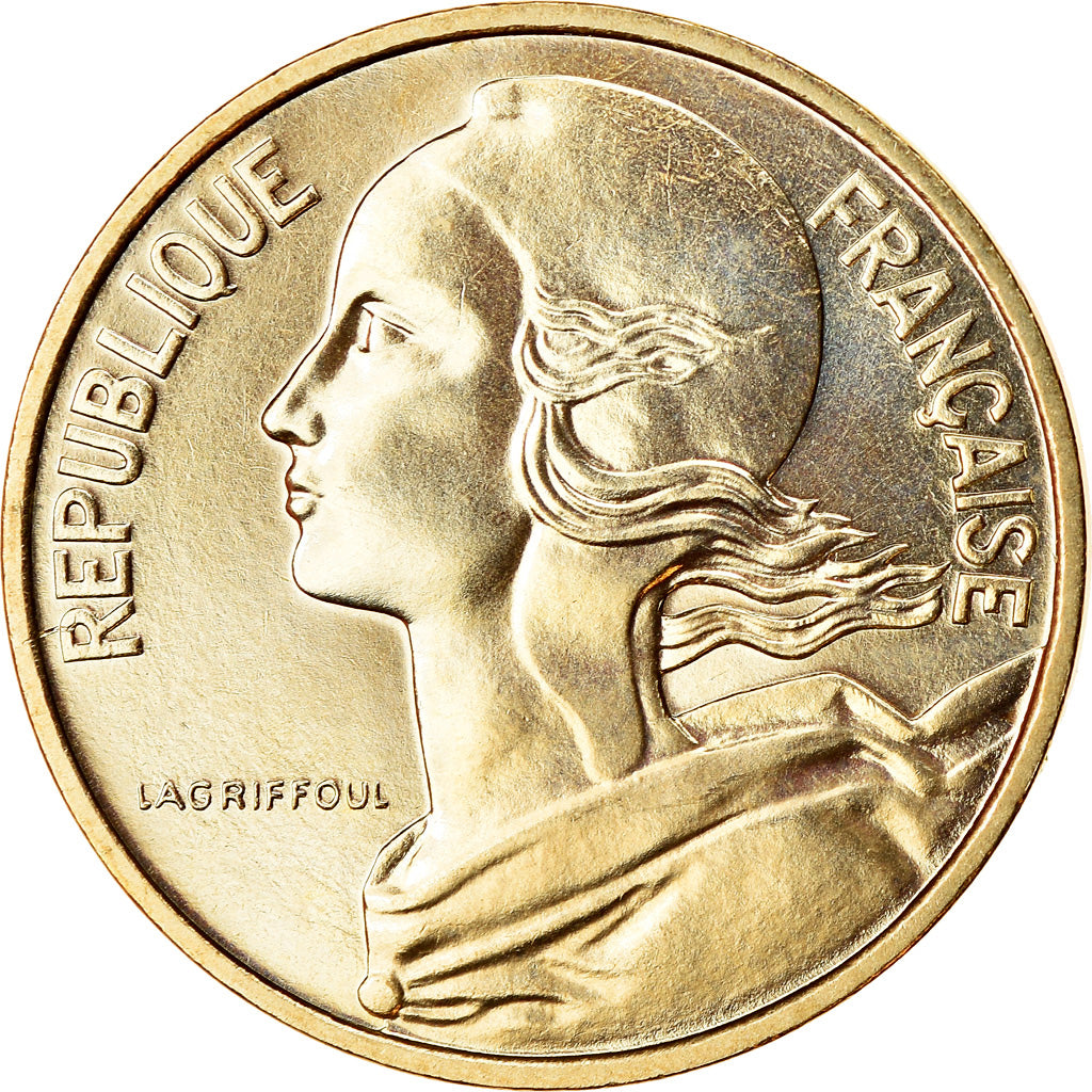 Moeda, França, Marianne, 10 Centimes, 1978, Paris, MS(65-70), Alumínio-Bronze
