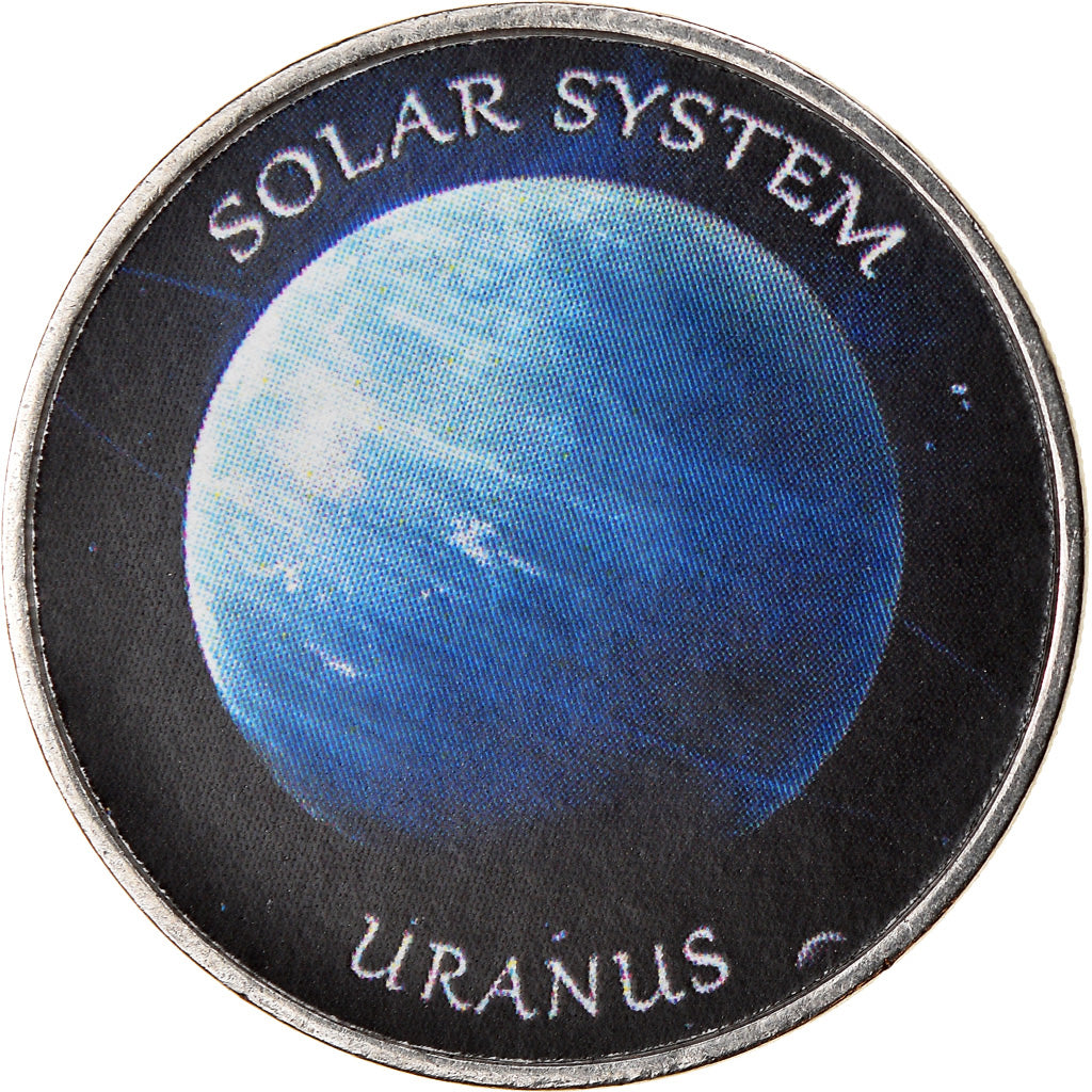 Coin, Azad Jammu and Kashmir, Rupee, 2019, Système solaire - Uranus, MS(65-70)