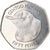 Monnaie, Falkland Islands, 50 Pence, 2018, Pingouins - Manchot Papou, FDC