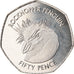 Moneda, Islas Malvinas, 50 Pence, 2018, Pingouins - Manchot sauteur, FDC