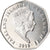 Coin, Falkland Islands, 50 Pence, 2018, Pingouins - Manchot Macaroni, MS(65-70)