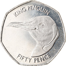 Monnaie, Falkland Islands, 50 Pence, 2018, Pingouins - Manchot royal, FDC