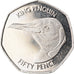 Moeda, Ilhas Falkland, 50 Pence, 2018, Pingouins - Manchot royal, MS(65-70)