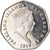 Moneta, Falklandy, 50 Pence, 2018, Pingouins - Manchot royal, MS(65-70)