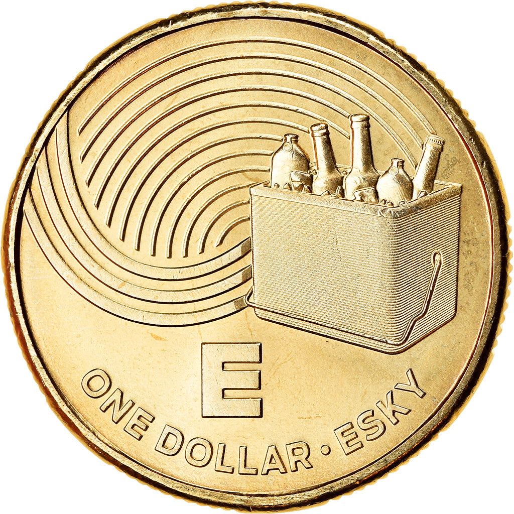 Moneta, Australia, Dollar, 2019, Chasse aux pièces  -  Lettre E, FDC