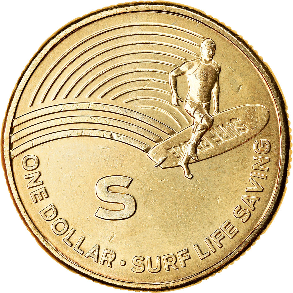 Moneda, Australia, Dollar, 2019, Chasse aux pièces  -  Lettre S, FDC, Aluminio