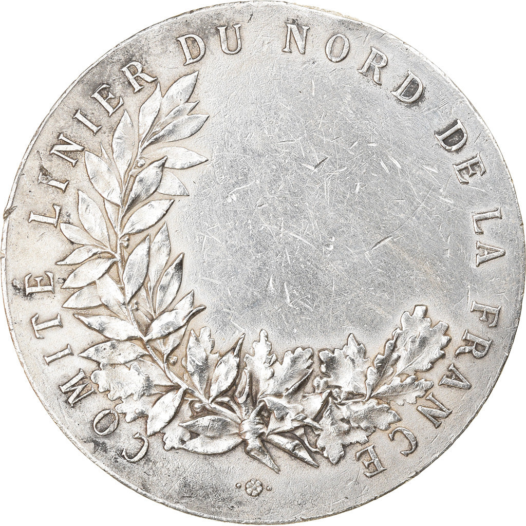 Francia, medalla, Agriculture, Comité Linier du Nord de la France, BC+, Plata