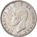 Münze, Großbritannien, George VI, Florin, Two Shillings, 1942, SS, Silber