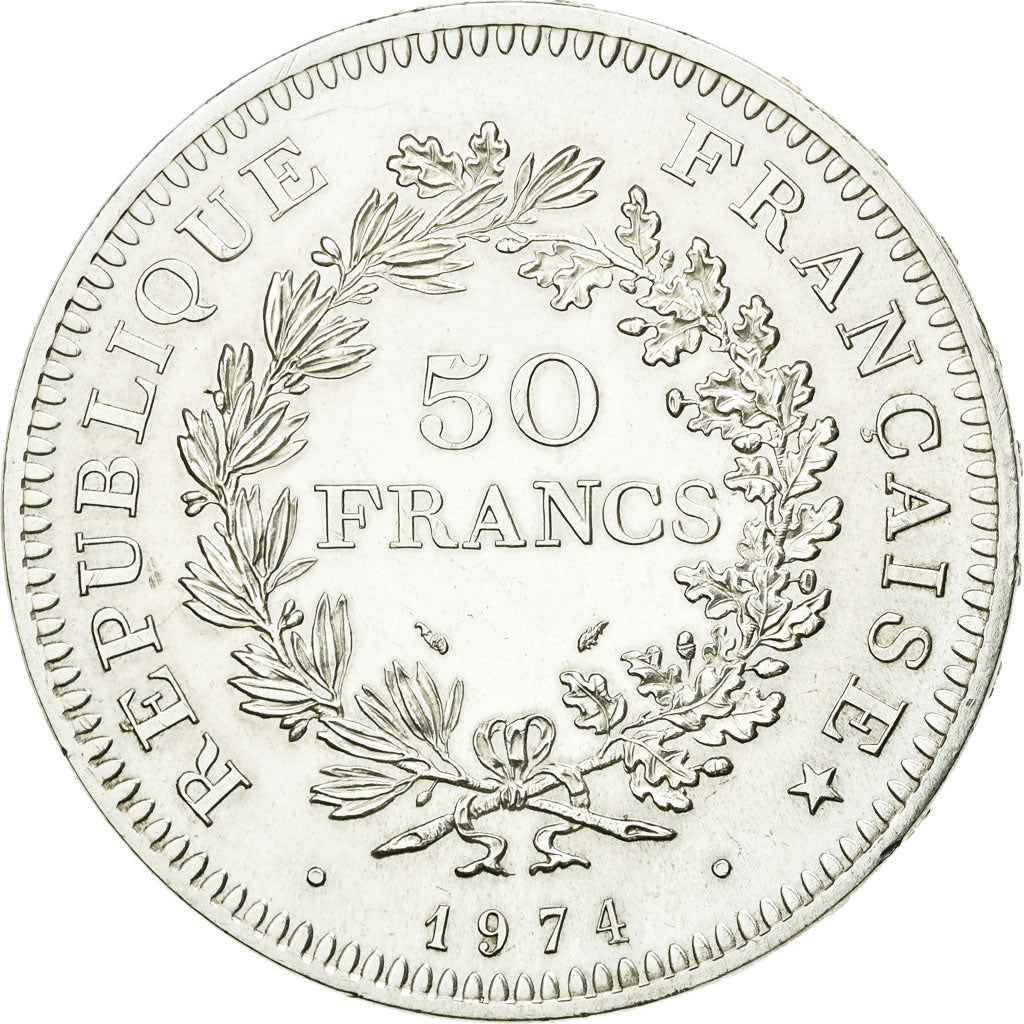 Monnaie, France, Hercule, 50 Francs, 1974, Paris, SUP, Argent, KM:941.2