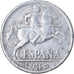 Münze, Spanien, 10 Centimos, 1945, SS, Aluminium, KM:766