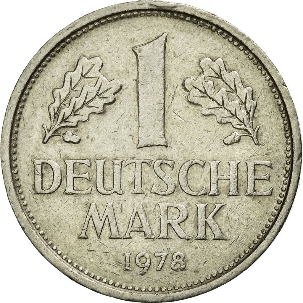 Coin, GERMANY - FEDERAL REPUBLIC, Mark, 1978, Munich, AU(50-53), Copper-nickel