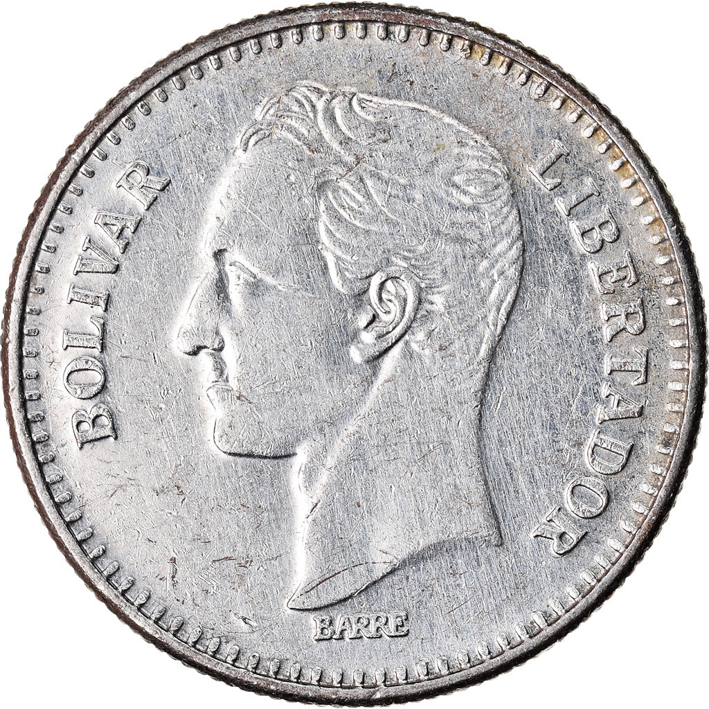 Monnaie, Venezuela, 25 Centimos, 1987, Werdohl, TTB, Nickel, KM:50.2