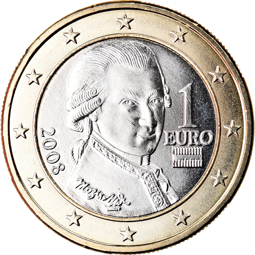 Austria, Euro, 2008, SPL, Bi-metallico, KM:3142