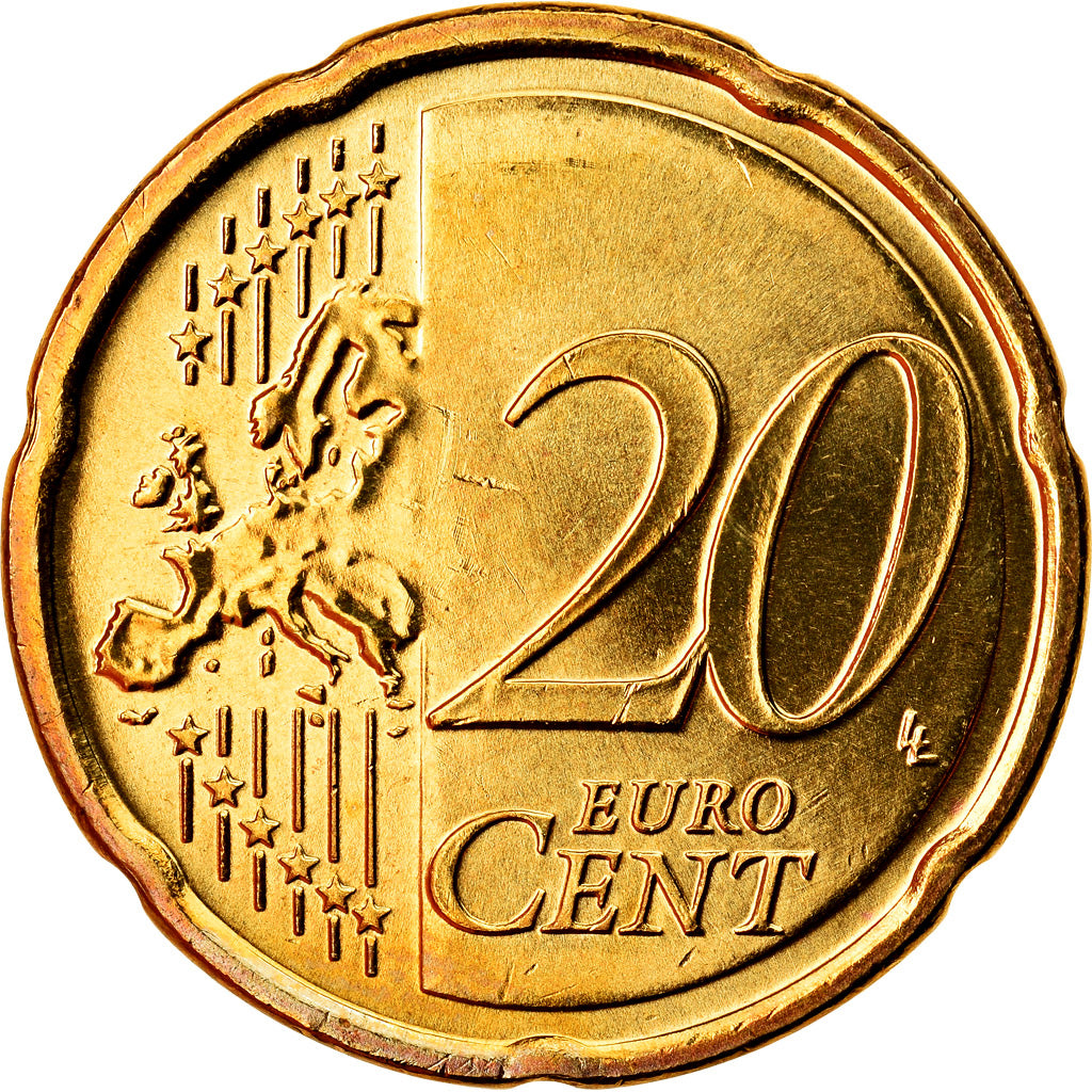 Cyprus, 20 Euro Cent, 2010, UNC-, Tin, KM:82