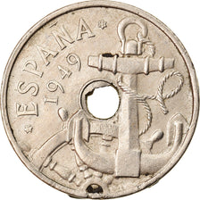 Coin, Spain, Francisco Franco, caudillo, 50 Centimos, 1951, VF(30-35)