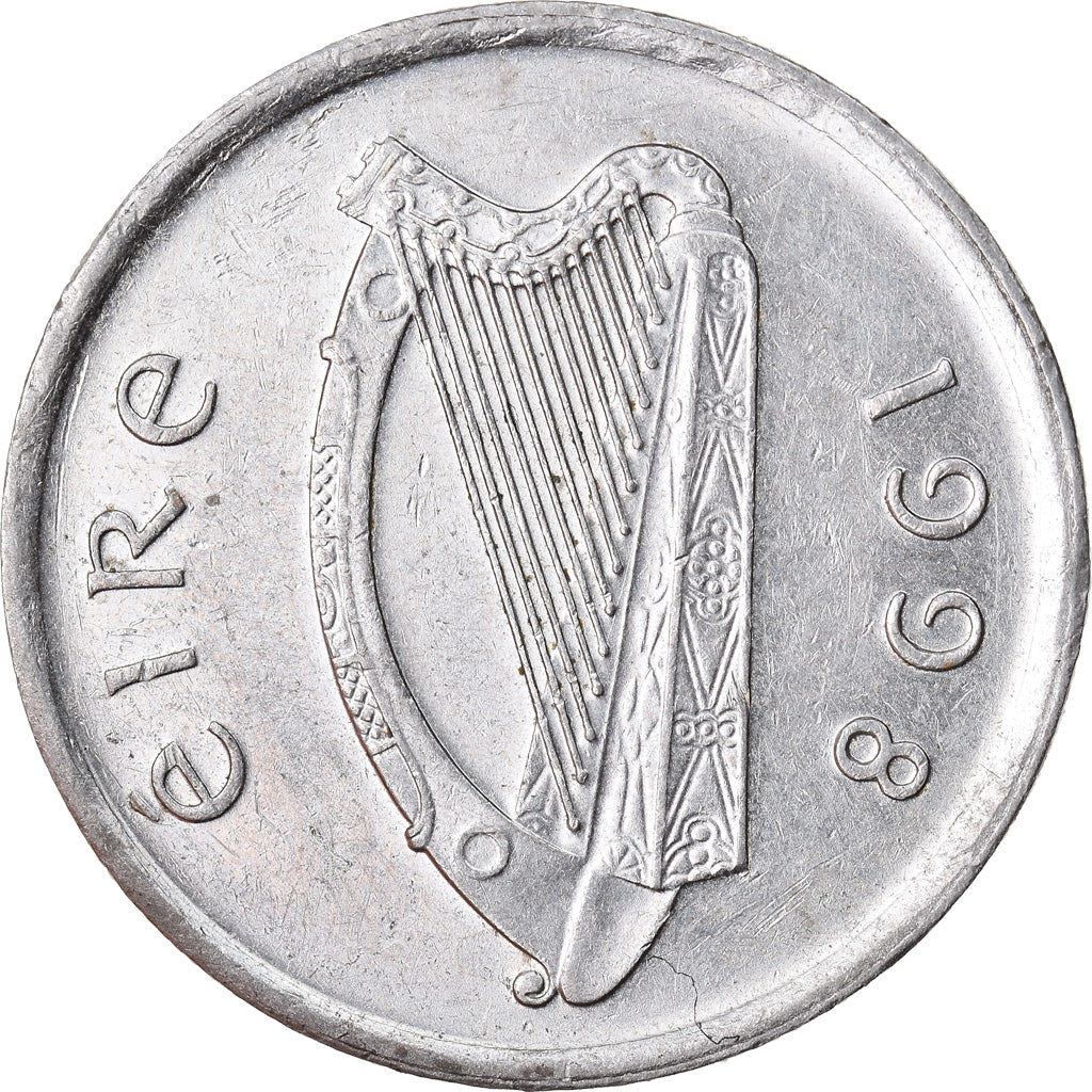 Coin, IRELAND REPUBLIC, 5 Pence, 1998, EF(40-45), Copper-nickel, KM:28