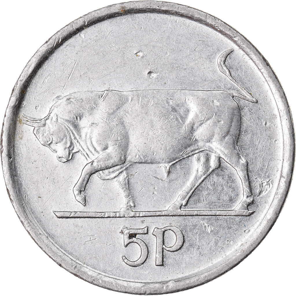 Coin, IRELAND REPUBLIC, 5 Pence, 1998, EF(40-45), Copper-nickel, KM:28