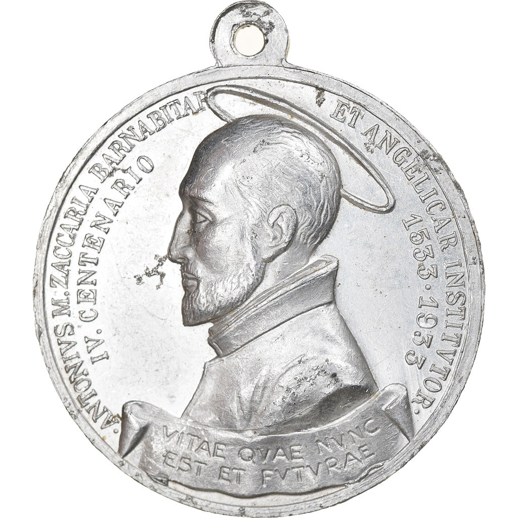 Italie, Médaille, Antoine-Marie Zaccaria, Religions & beliefs, 1933, TTB+