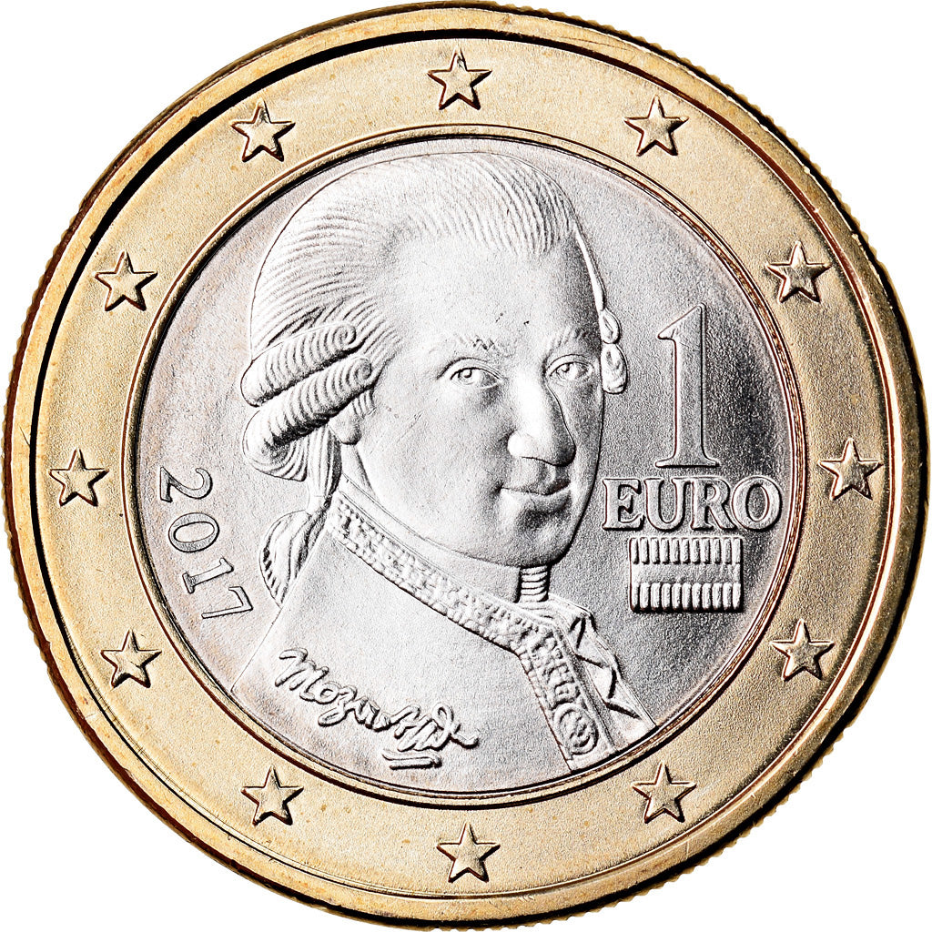 Österreich, Euro, 2017, UNZ, Bi-Metallic