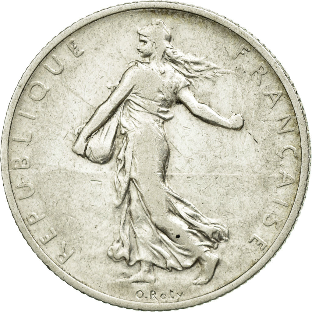 Coin, France, Semeuse, 2 Francs, 1910, Paris, EF(40-45), Silver, KM:845.1