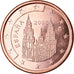 Spain, 5 Euro Cent, 2006, AU(50-53), Copper Plated Steel, KM:1042