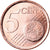 Spanje, 5 Euro Cent, 1999, UNC-, Copper Plated Steel, KM:1042