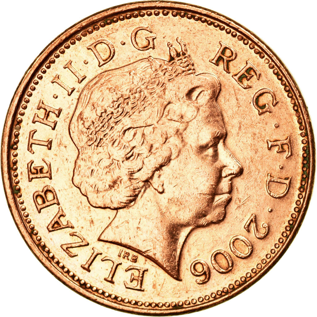 Munten, Groot Bretagne, Elizabeth II, 2 Pence, 2006, ZF+, Copper Plated Steel