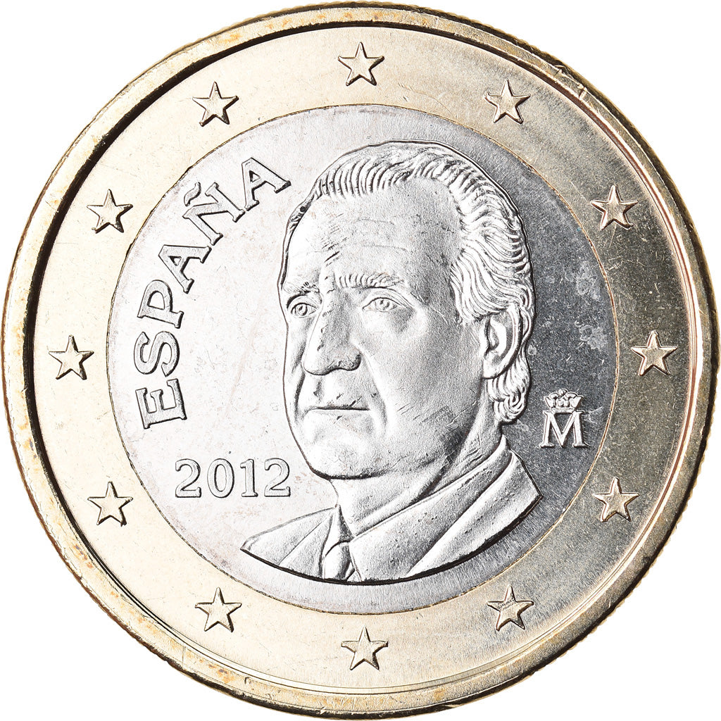 Spanien, Euro, 2012, UNZ, Bi-Metallic, KM:1150