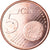 Spain, 5 Euro Cent, 2013, MS(63), Copper Plated Steel, KM:1146