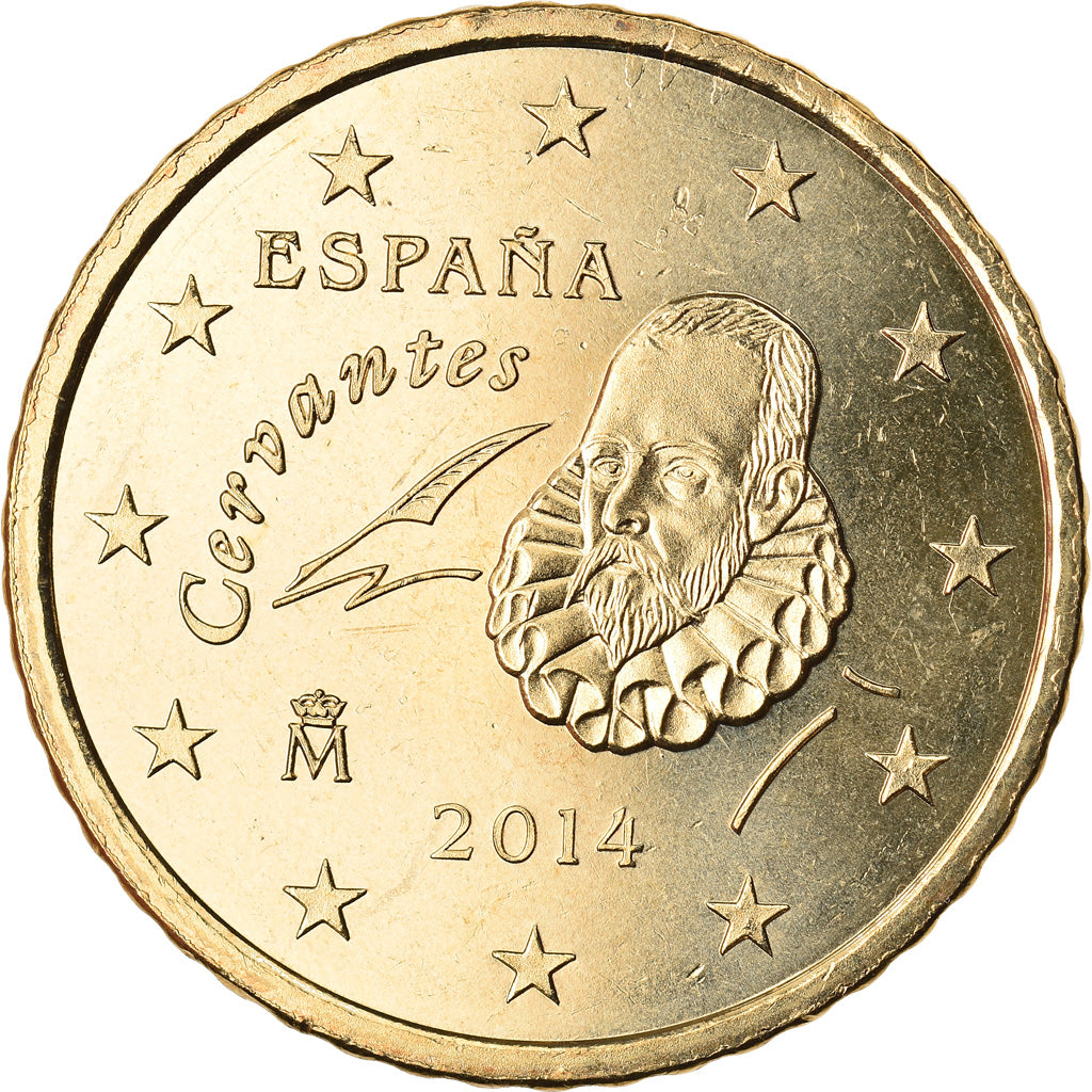 Spagna, 50 Euro Cent, 2014, SPL, Ottone