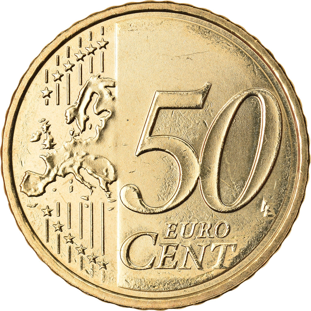 Espanha, 50 Euro Cent, 2014, MS(63), Latão
