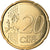 Spain, 20 Euro Cent, 2015, MS(63), Brass