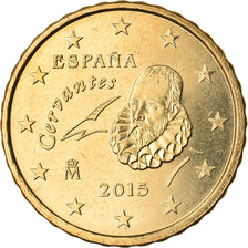 Spain, 10 Euro Cent, 2015, MS(63), Brass