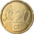 Spain, 20 Euro Cent, 2010, MS(63), Brass, KM:1148