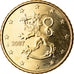 Finland, 50 Euro Cent, 2007, MS(63), Brass, KM:128