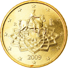 Italia, 50 Euro Cent, 2009, SPL, Ottone, KM:249