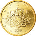 Italien, 50 Euro Cent, 2009, UNZ, Messing, KM:249