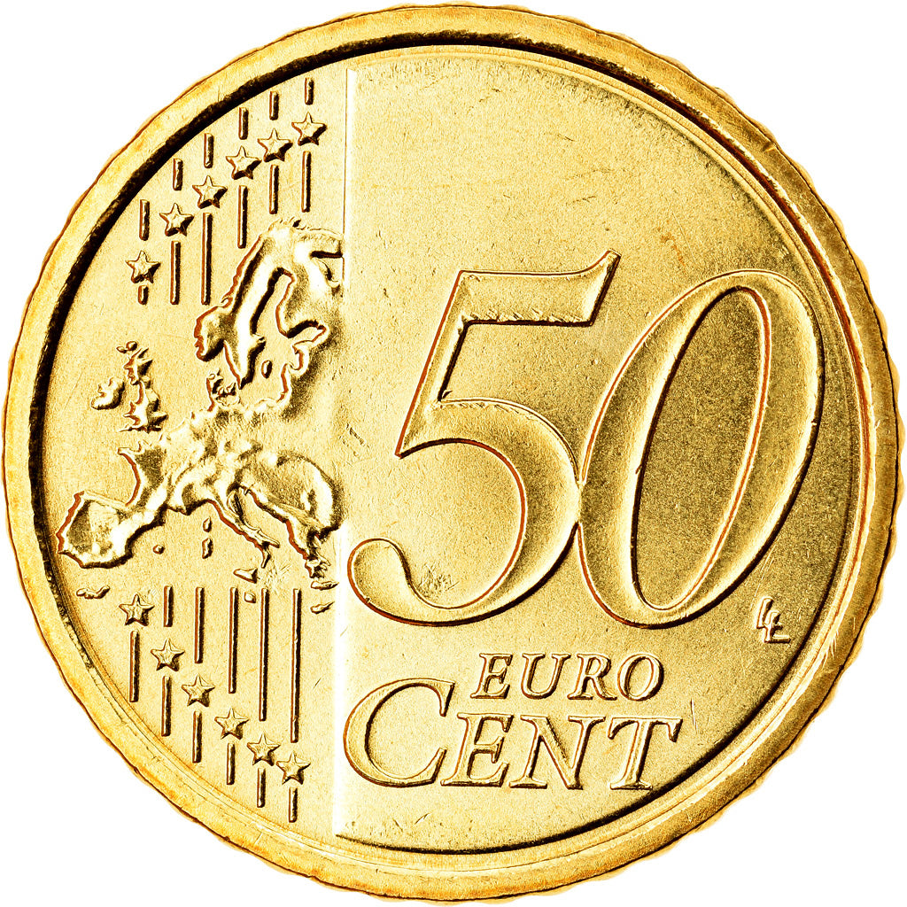 Italia, 50 Euro Cent, 2009, SPL, Ottone, KM:249